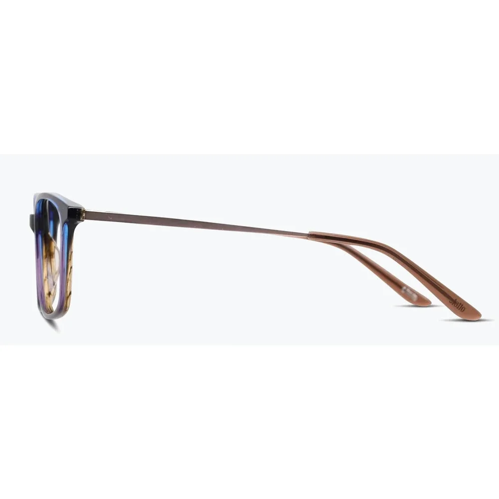 OTTOTO CHIELLINI 35-P11070 BLUE BROWN EYEGLASSES FRAMES 53-16-140 AUTHENTIC